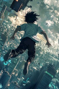 黑桃视频热门漫画《星轨回声》封面插画